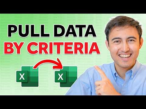 How to Pull Data From Another Sheet Based on Criteria