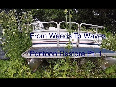 From Weeds to Waves Pontoon Restore pt. 1