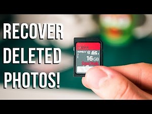 RECOVER DELETED PHOTOS from a USB or SD Card!