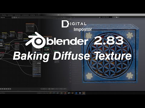 Baking Diffuse Map in Blender 2.83 ( Less than 5 minutes)