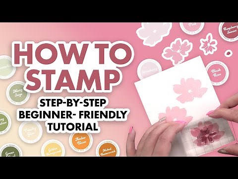 EASY Beginner's Guide to Stamping with Ink Pads + MESS-FREE Re-inking!