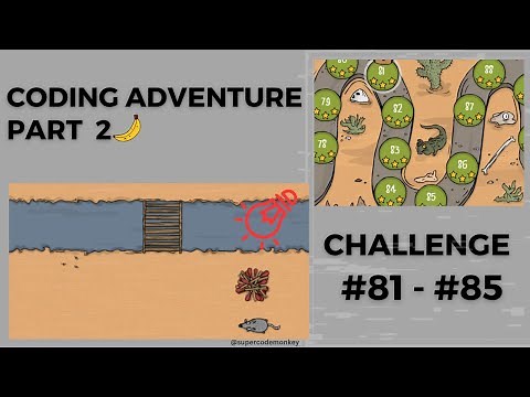 CODE MONKEY: CODING ADVENTURE🍌: PART 2: FUNCTIONS & CONDITIONS - CHALLENGE#81 - #85 (FUNCTION FARM)