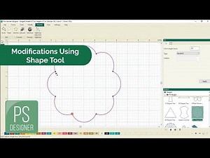 Modify a Design Using the Shape Tool in Pro-Stitcher Designer
