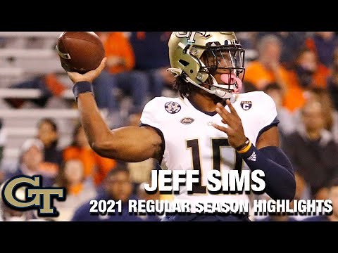 Jeff Sims 2021 Regular Season Highlights | Georgia Tech QB