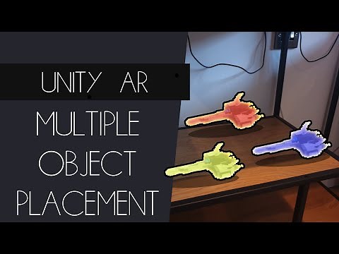 AR Foundation Multiple Object Placement - Unity Augmented Reality/AR