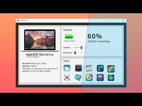 Modern GUI Mac-Soft app with Python | Tkinter GUI Creation [ WATCH NEW PROJECT ]