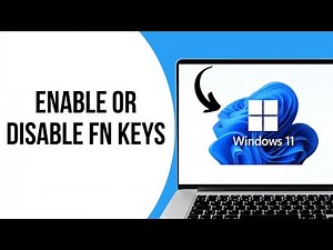How to Enable or Disable Function (Fn) Keys in Windows 11 ?