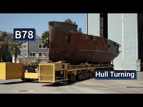 B78 Hull Turnover: The Process at Bering