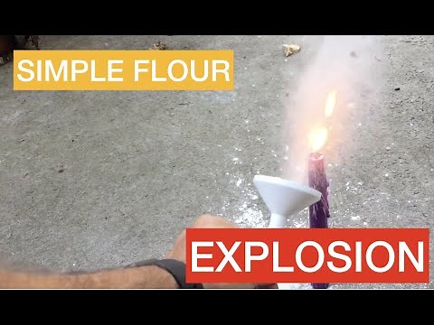 Exploding Cloud of Flour