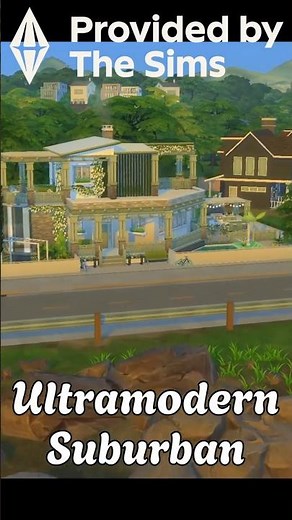 Stunning Ultra-Modern Family Suburban! | Sims 4 No CC Build Tour