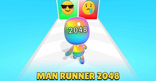Man Runner 2048 🕹️ Play on CrazyGames