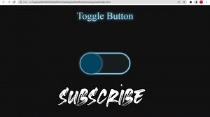 Toggle Button Tutorial for Beginner Using HTML CSS and JavaScript.