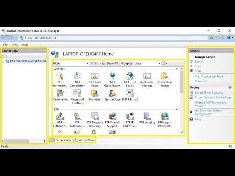 IIS Manager Configuration / How to Activate IIS Service and Feature in Windows ?