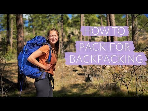 How to Pack a Backpack for an Overnight Hike