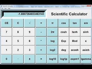 How to Create Scientific Calculator in Python - Part 1 of 3